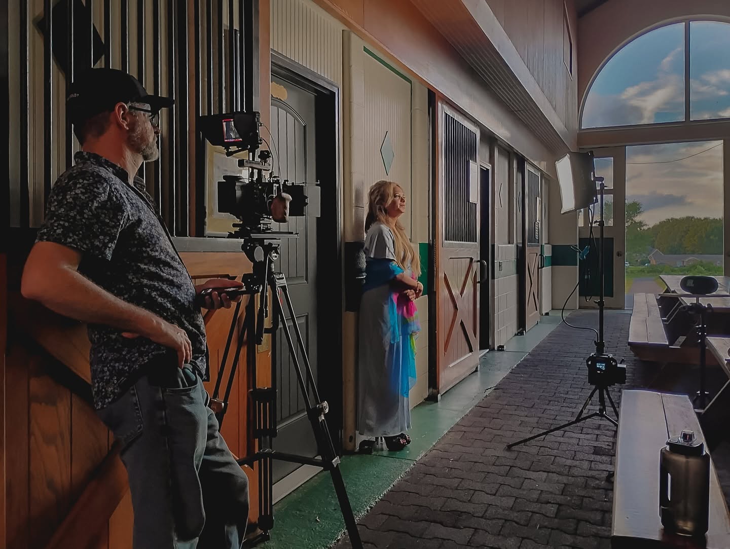 Filming “Rewind” for Lisa Thornqvist